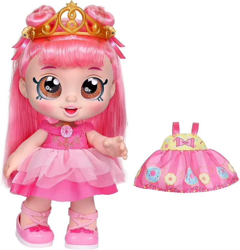 Kindi Kids Donatina Princess Dress-Up Doll – 25Cm Enchanting Toddler Toy With Royal Attire 1