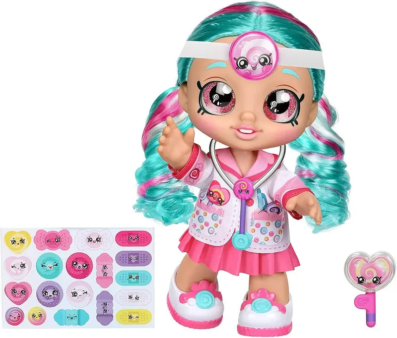 Kindi Kids Dr. Cindy Pops Doll – 25Cm Playtime Friends Character With Candy-Themed Design 1