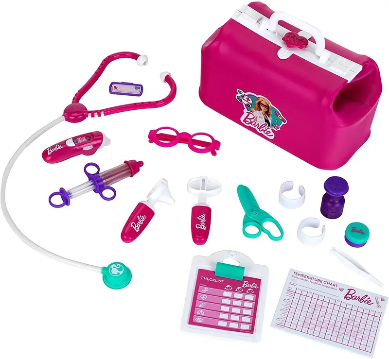 Klein Barbie Doctor Case – 18-Piece Medical Playset 1