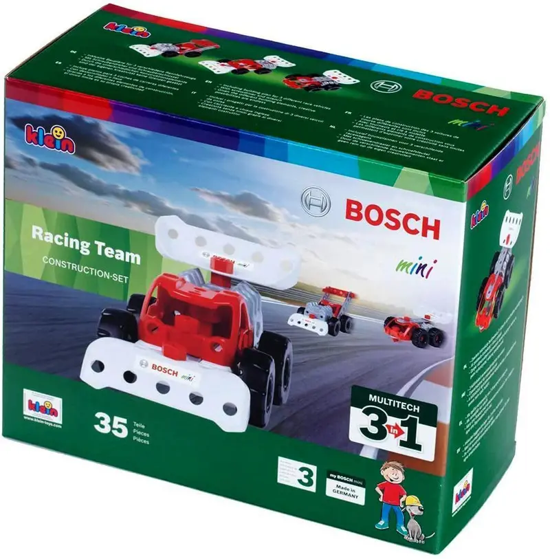 Klein Bosch 3-In-1 Racing Team Construction Kit – Stem Building Set For Kids 1
