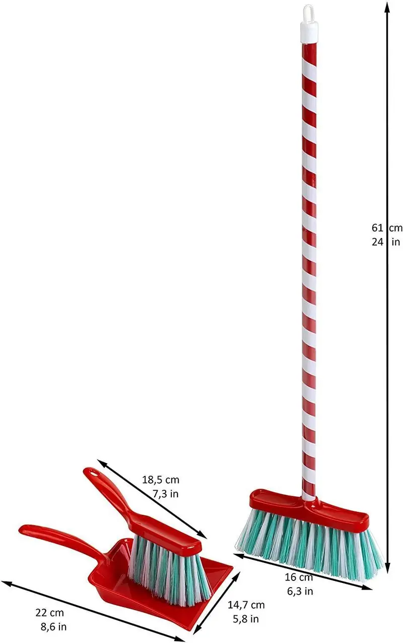 Klein Children'S Broom – Eco-Friendly Sugar Cane Design Sweep Toy 1