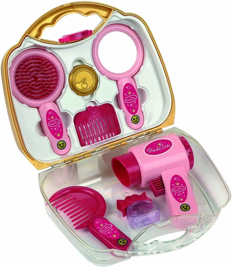Klein Princess Coralie Hairdryer Playset – Styling Case For Toddlers 1