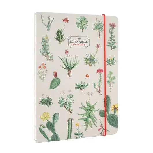 Kokonote Handmade A5 Cactus & Succulent Notebook 1
