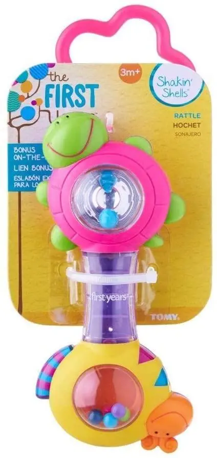 Lamaze Shakin’ Shell Infant Rattle Variety Pack 1