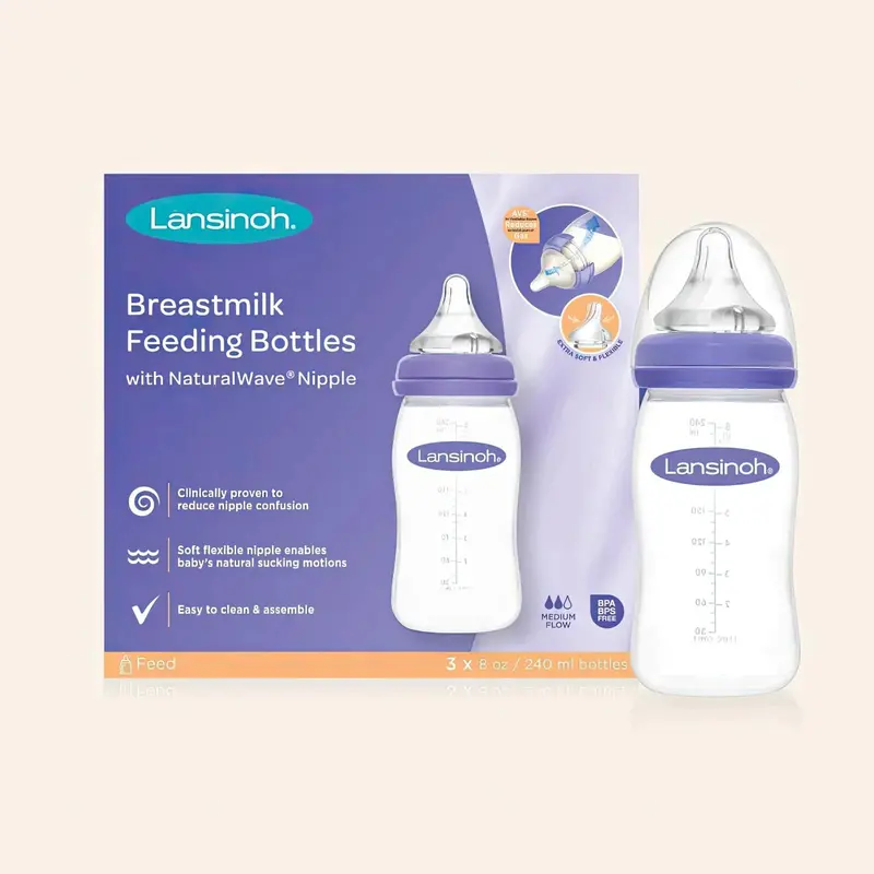 Lansinoh Bpa-Free Breast Milk Bottle – 240Ml Capacity 1