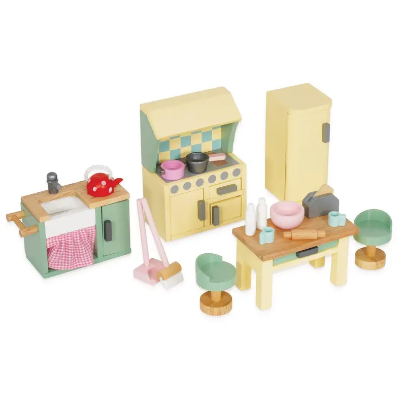 Le Toy Van Daisylane Kitchen Playset – Dollhouse Furniture Collection 1
