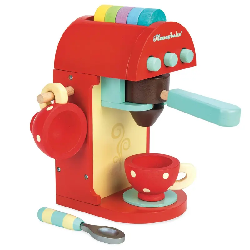 Le Toy Van Honeybake Café Machine – Interactive Pretend Play Center 1