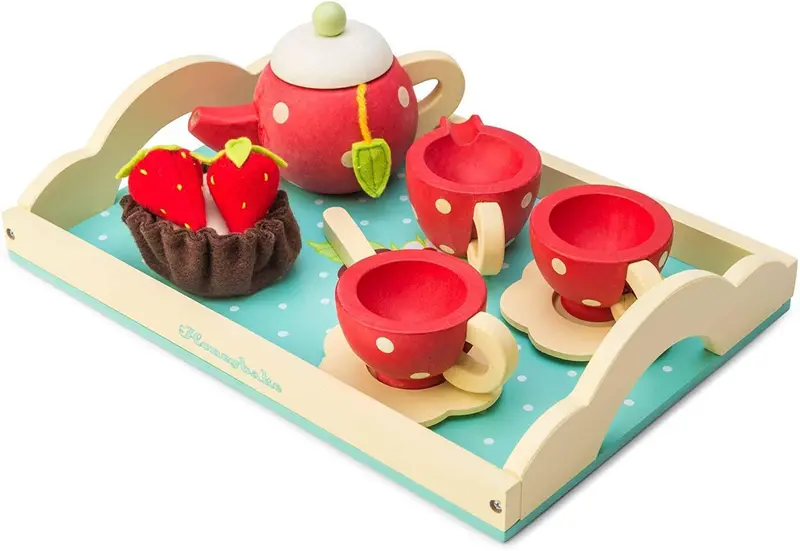 Le Toy Van Honeybake Wooden Tea Set – Classic Pretend Play Kit 1