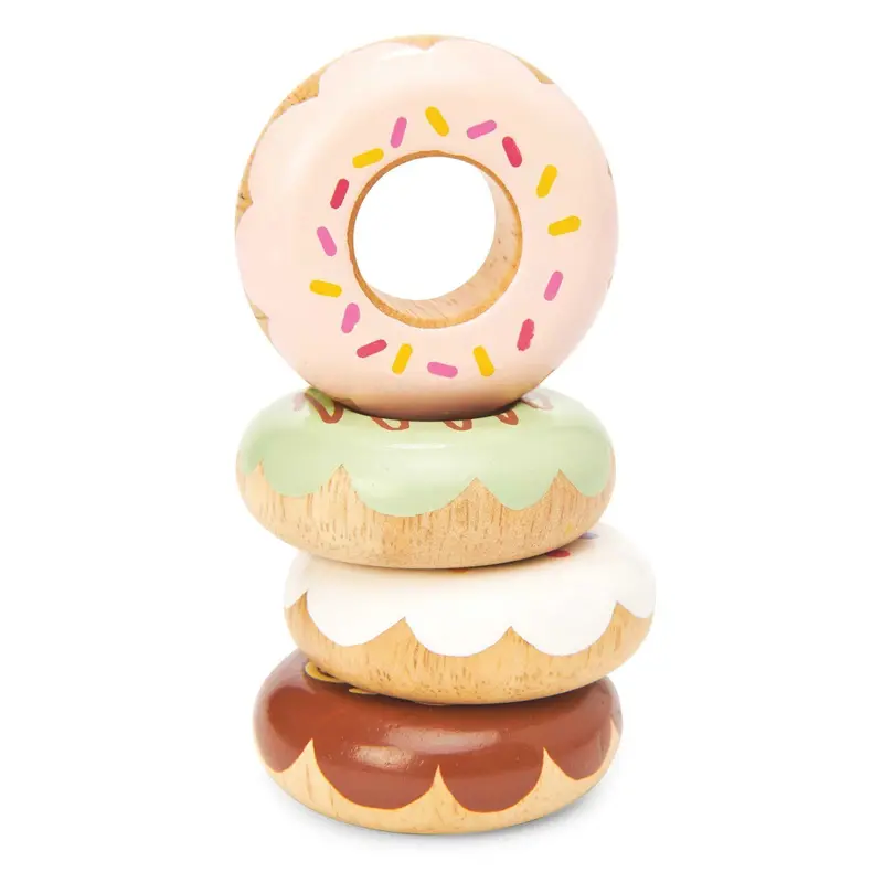Le Toy Van Wooden Doughnuts – Pretend Play Bakery Set 1