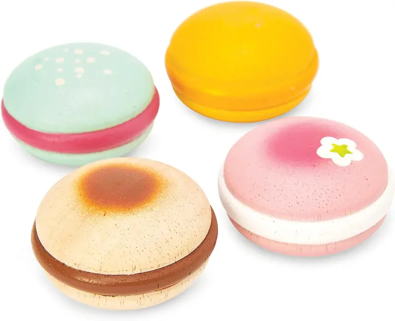 Le Toy Van Wooden French Macaron Set – Sweet Pretend Bakery Toy 1