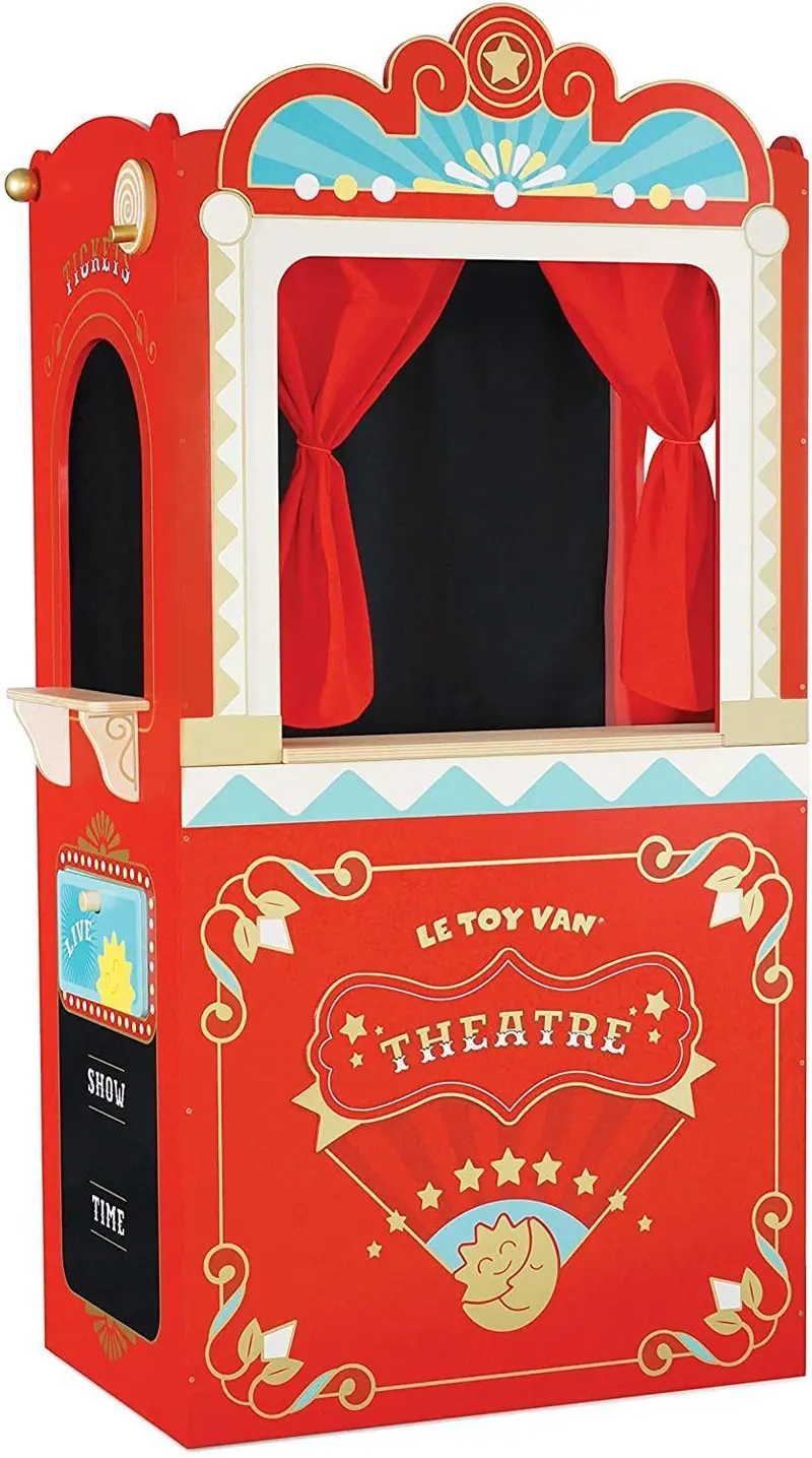 Le Toy Van Wooden Puppet Theatre – Educational Storytelling Playset 1