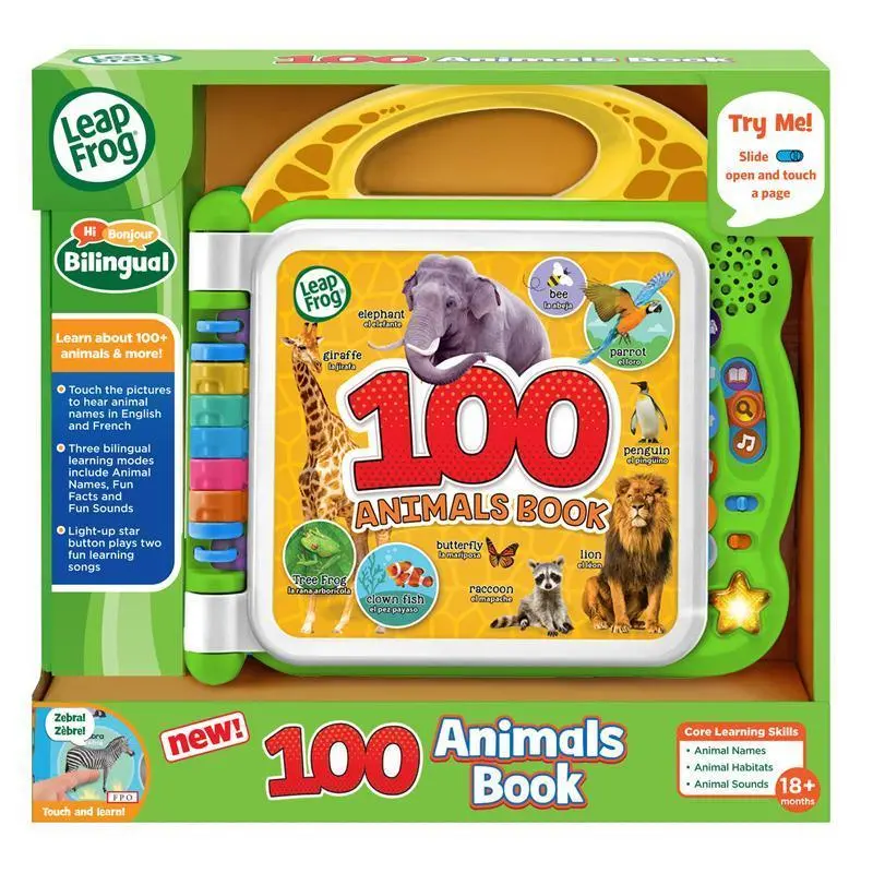 Leapfrog 100 Animals Sound Book For Early Learning 1