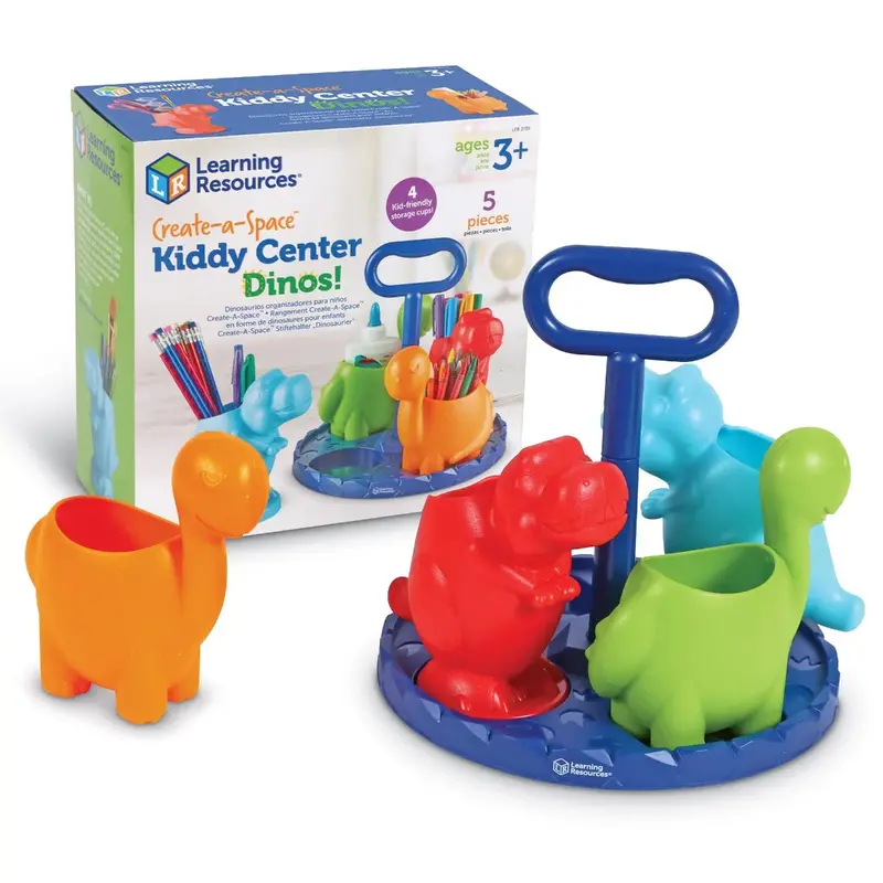 Learning Resources Create-A-Space Kiddy Centre: Dinosaur-Themed Playset 1