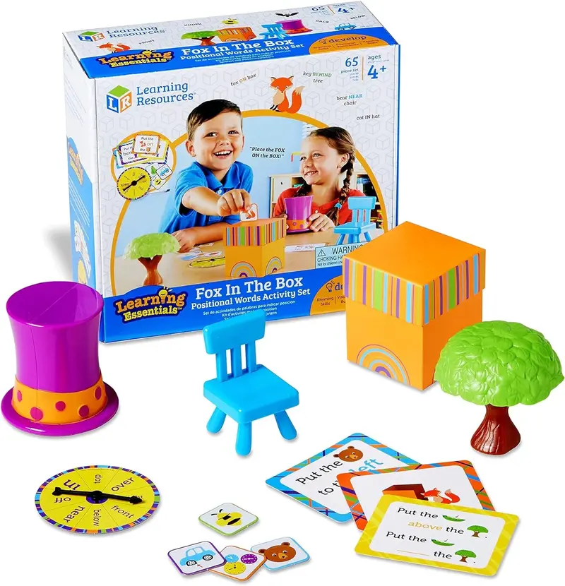 Learning Resources Fox In The Box – Positional Words Game 1