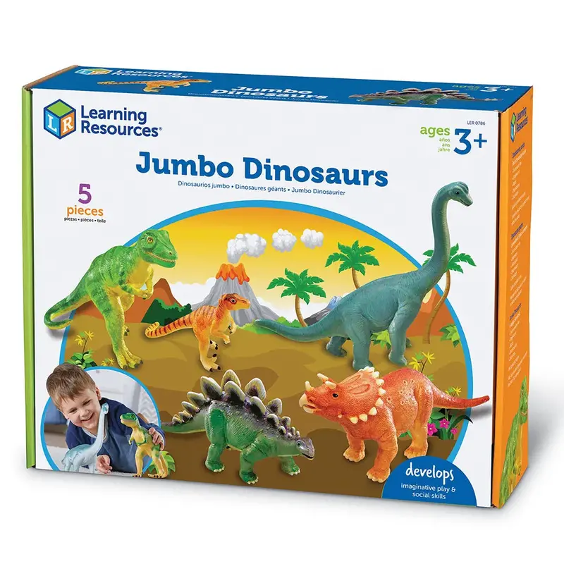Learning Resources Jumbo Dinosaur Figures For Early Learning 1