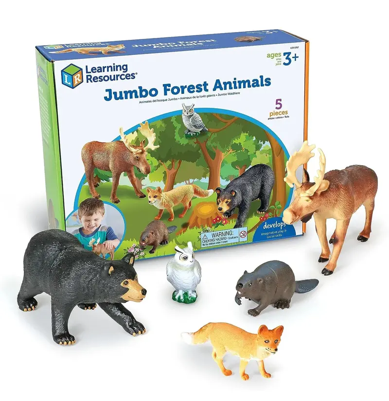 Learning Resources Jumbo Forest Animal Figurines For Kids 1