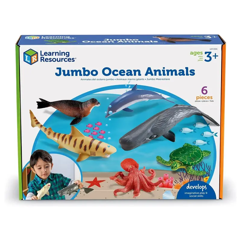 Learning Resources Jumbo Ocean Life Animal Collection 1