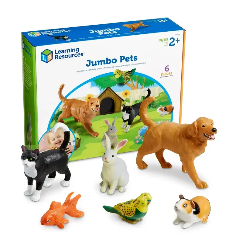 Learning Resources Jumbo Pet Animal Figurines 1