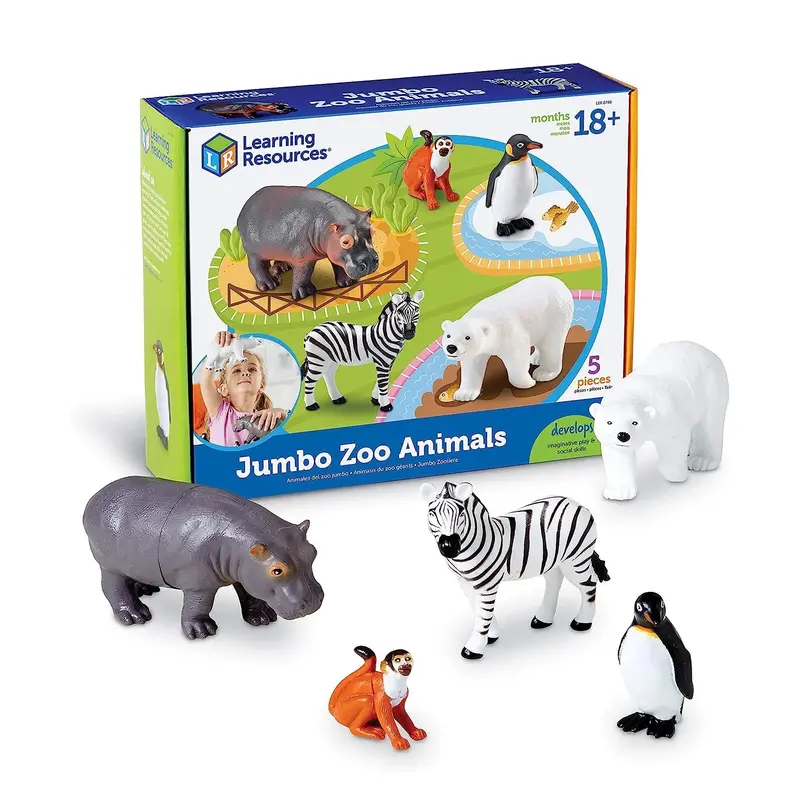 Learning Resources Jumbo Zoo Animal Models 1