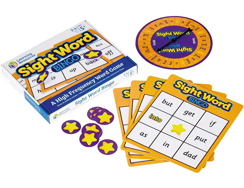 Learning Resources Sight Word Bingo – Early Literacy Activity 1