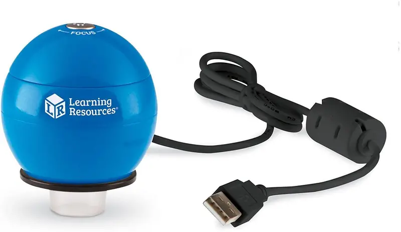 Learning Resources Zoomy 2.0 Digital Handheld Microscope – Kid-Friendly Magnifier 1
