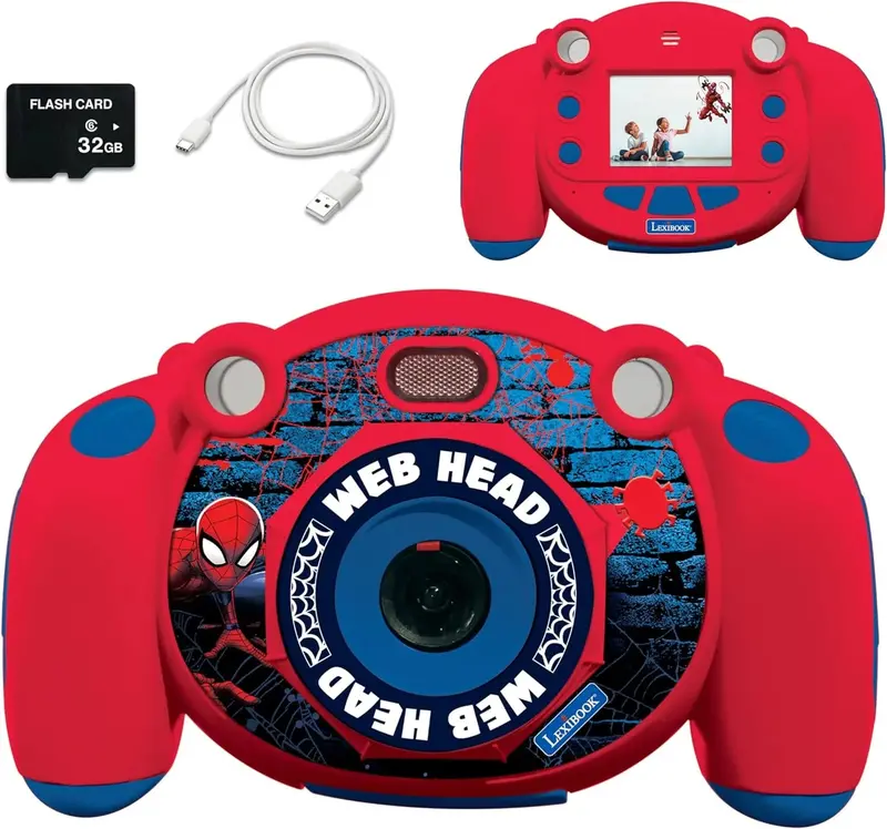 Lexibook Marvel Spider-Man Kids’ Digital Camera – Themed Learning Device 1
