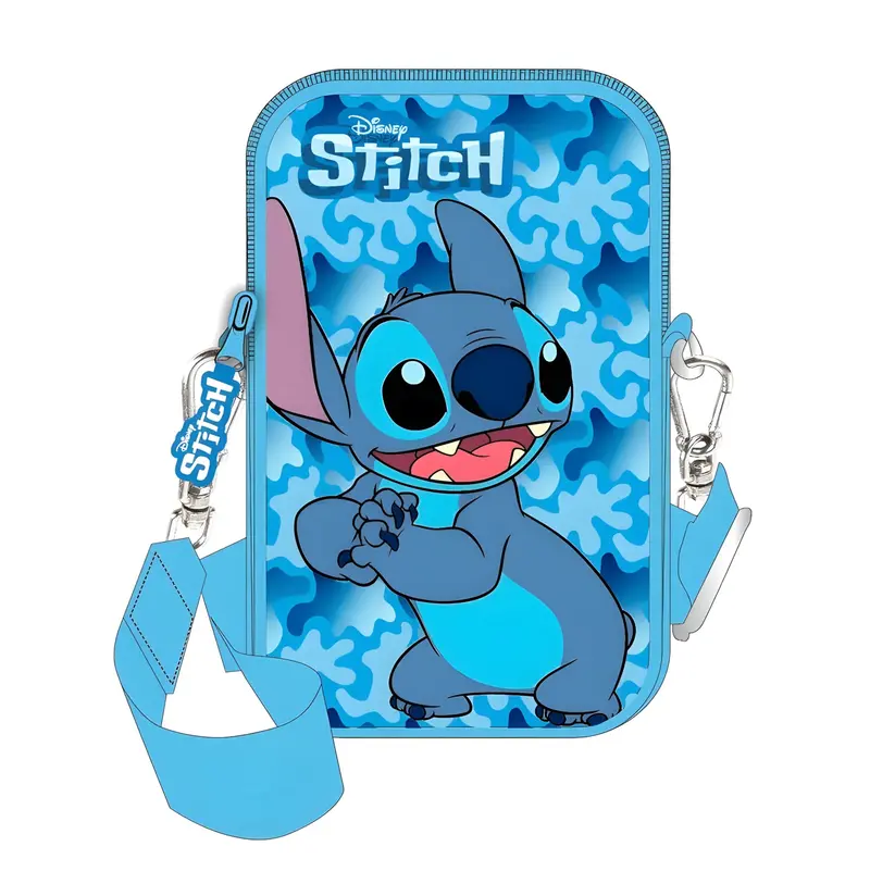 Lilo & Stitch Blue Smartphone Case With Pouch – Official Disney Design 1