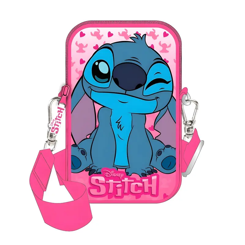 Lilo & Stitch Pink Smartphone Case With Carry Bag – Disney Licensed 1