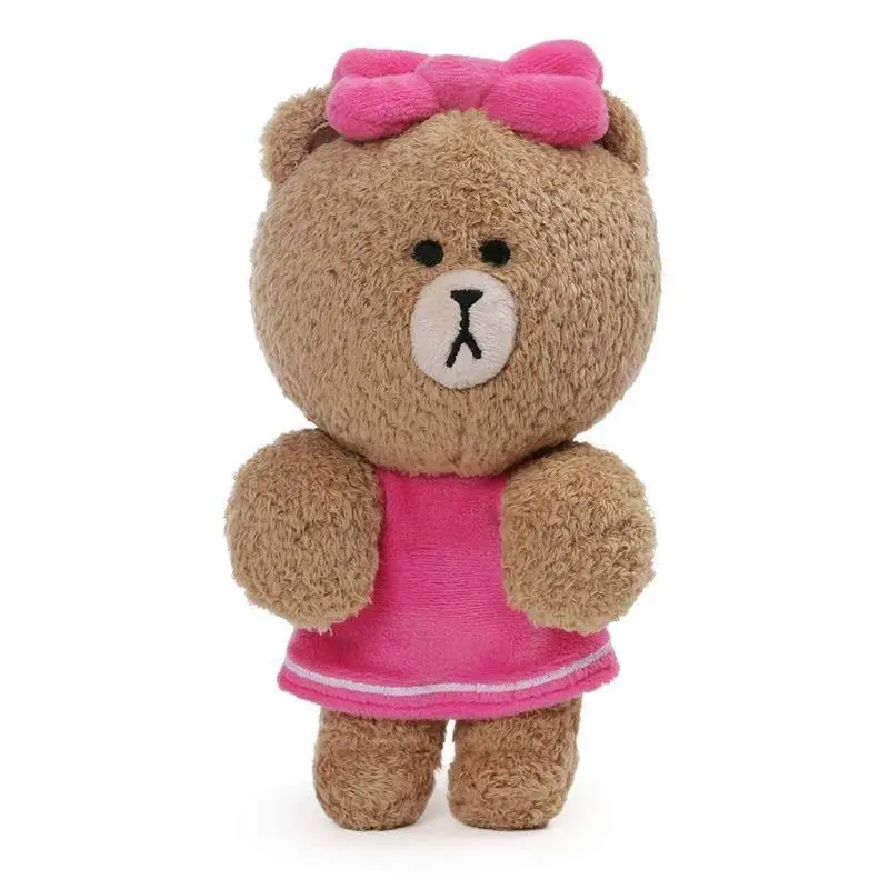 Line Friends Choco Bear Seated Plush – 15Cm Soft Toy 1