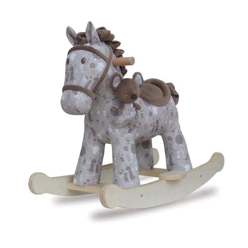 Little Bird Told Me Biscuit & Skip Rocking Horse – Handcrafted Wooden Rocker For Early Development 1
