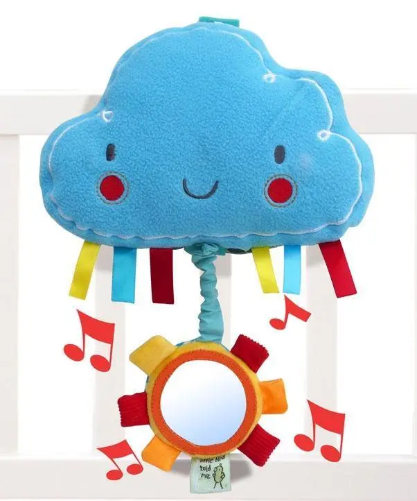 Little Bird Told Me Fluffy Cloud Plush – Ultra-Soft Cloud-Shaped Comfort Toy 1