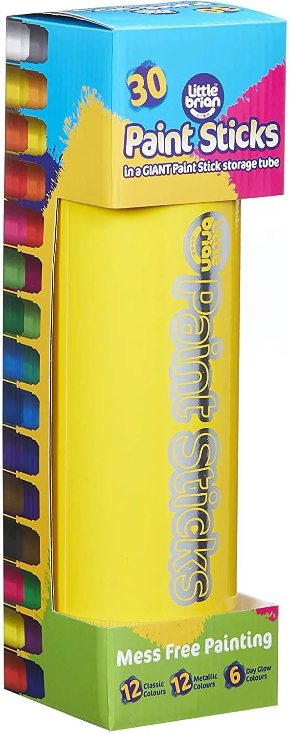 Little Brian Giant Storage Tube – 30-Piece Paint Sticks Kit 1