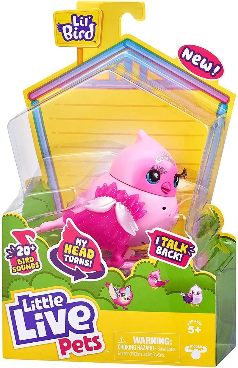 Little Live Pets Lil’ Interactive Bird Toy – Realistic Sounds & Movement 1