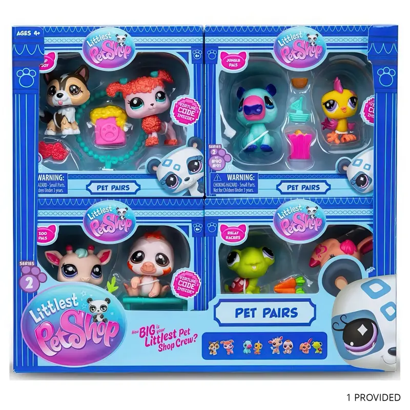Littlest Pet Shop Pet Pairs 2-Pack Animal Figures (Assorted) 1