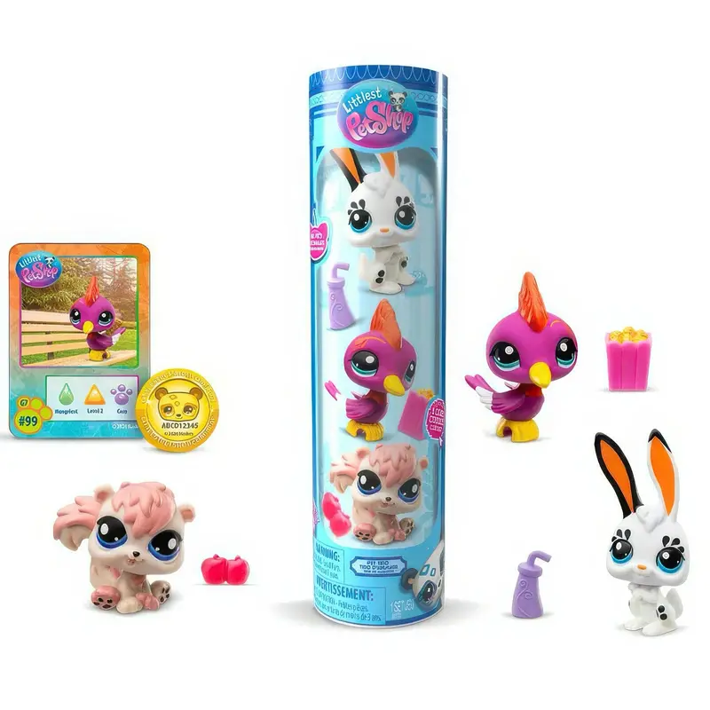 Littlest Pet Shop Pet Trio Collector Tube – Random Assortment 1