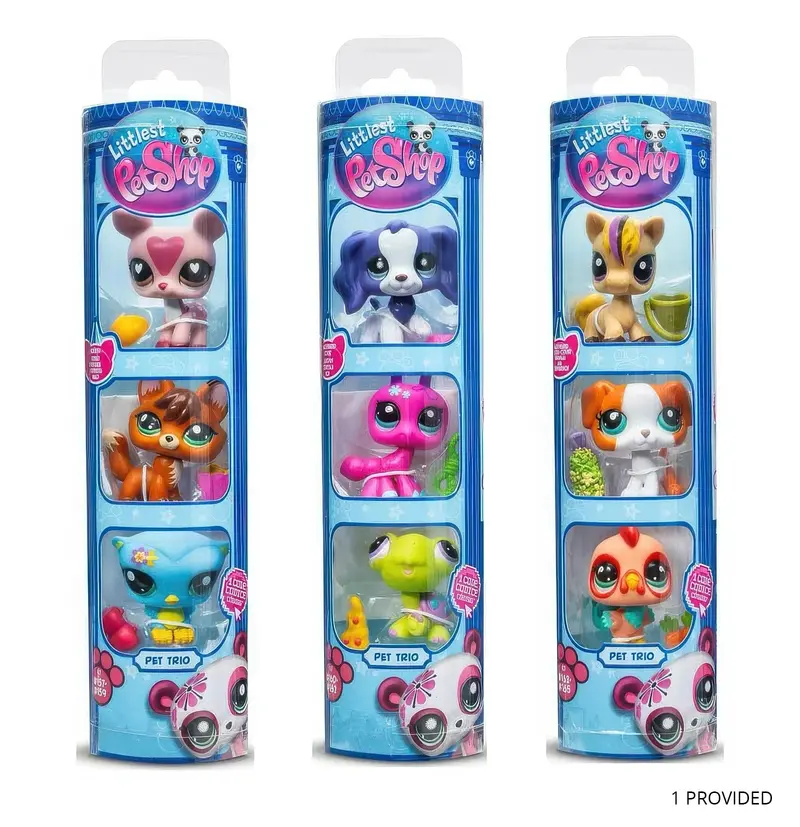 Littlest Pet Shop Series 3 Pet Trio Collector Tube – Mixed Styles 1