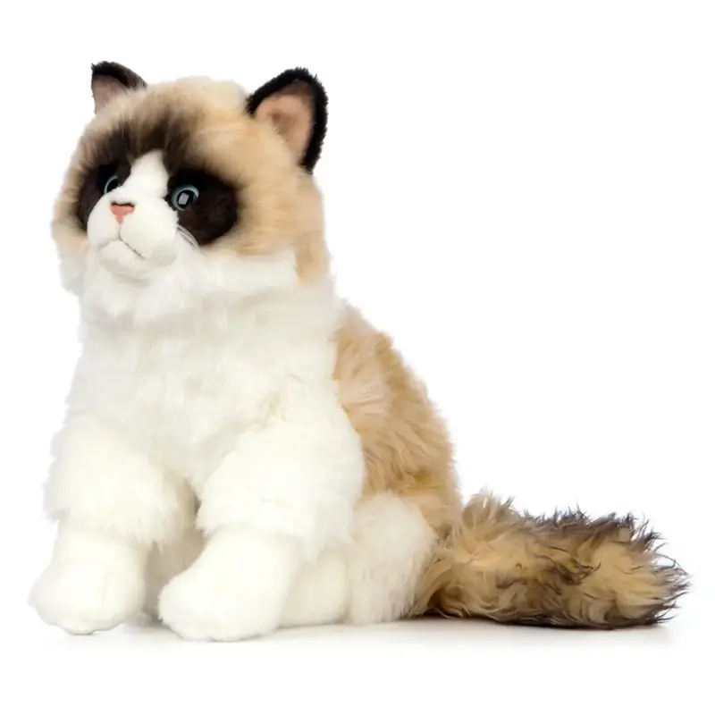 Living Nature Ragdoll Cat Plush – 24Cm Floppy-Limbed Feline Stuffed Animal 1
