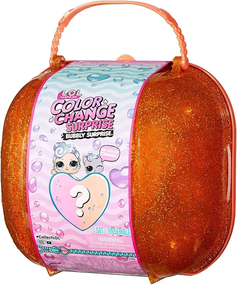Lol Surprise! Bubbly Orange Color-Changing Set With Exclusive Doll & Pet 1