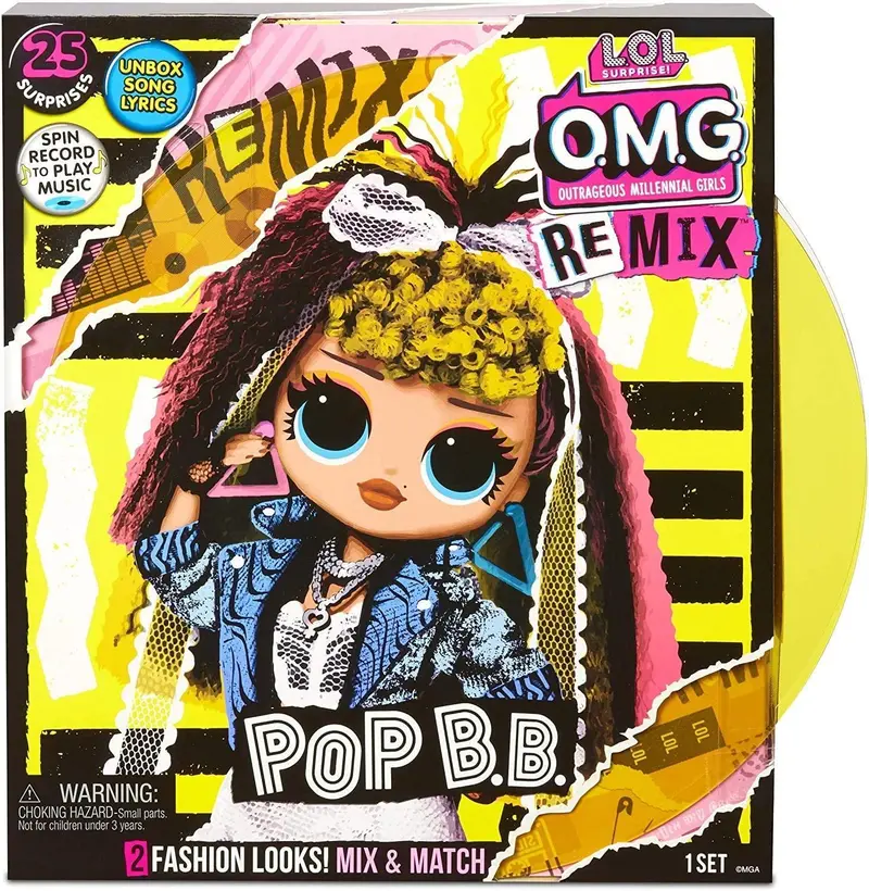 Lol Surprise! O.M.G. Remix Pop B.B. Fashion Doll With 25 Reveals & Sound 1