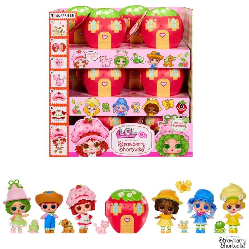 Lol Surprise X Strawberry Shortcake Tots – Surprise Reveal Dolls With Sweet Themes 1