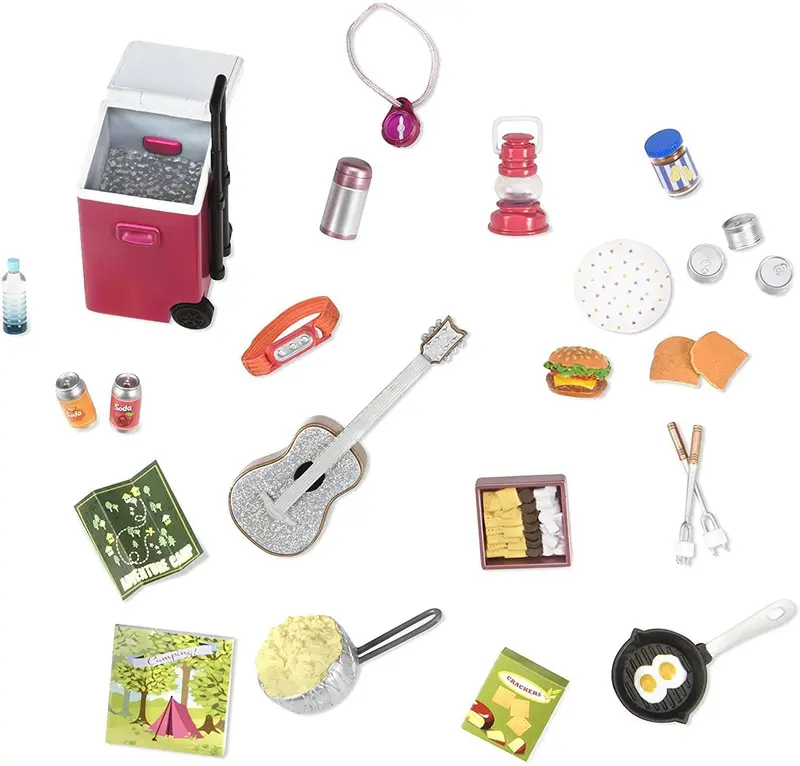 Lori Camping & Carefree Accessory Set For 6-Inch Dolls (Lo37021Z) 1