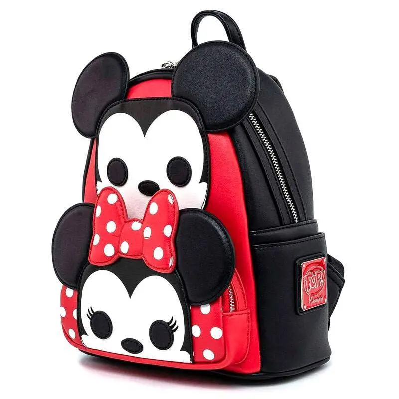 Loungefly Mickey And Minnie Mouse Backpack – 27Cm Disney Licensed Bag 1