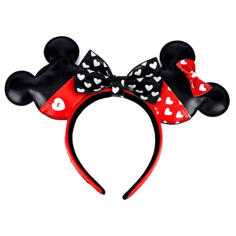 Loungefly Mickey And Minnie Valentine’S Day Headband – Adjustable Cotton Accessory 1