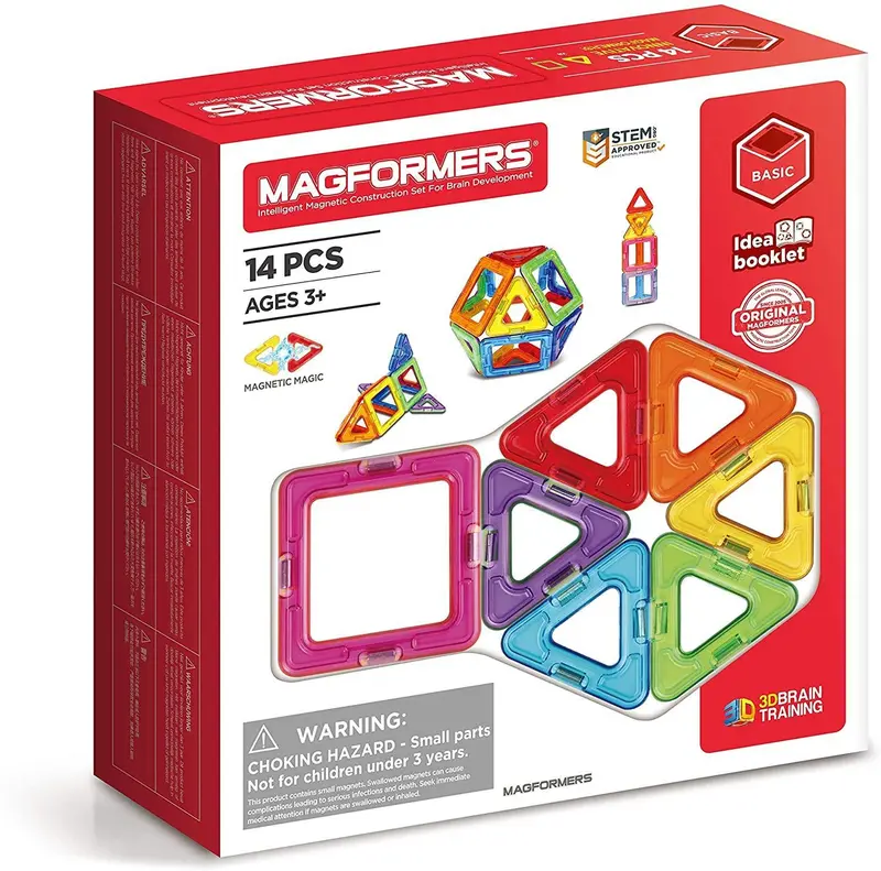Magformers 14-Piece Magnetic Building Starter Kit 1
