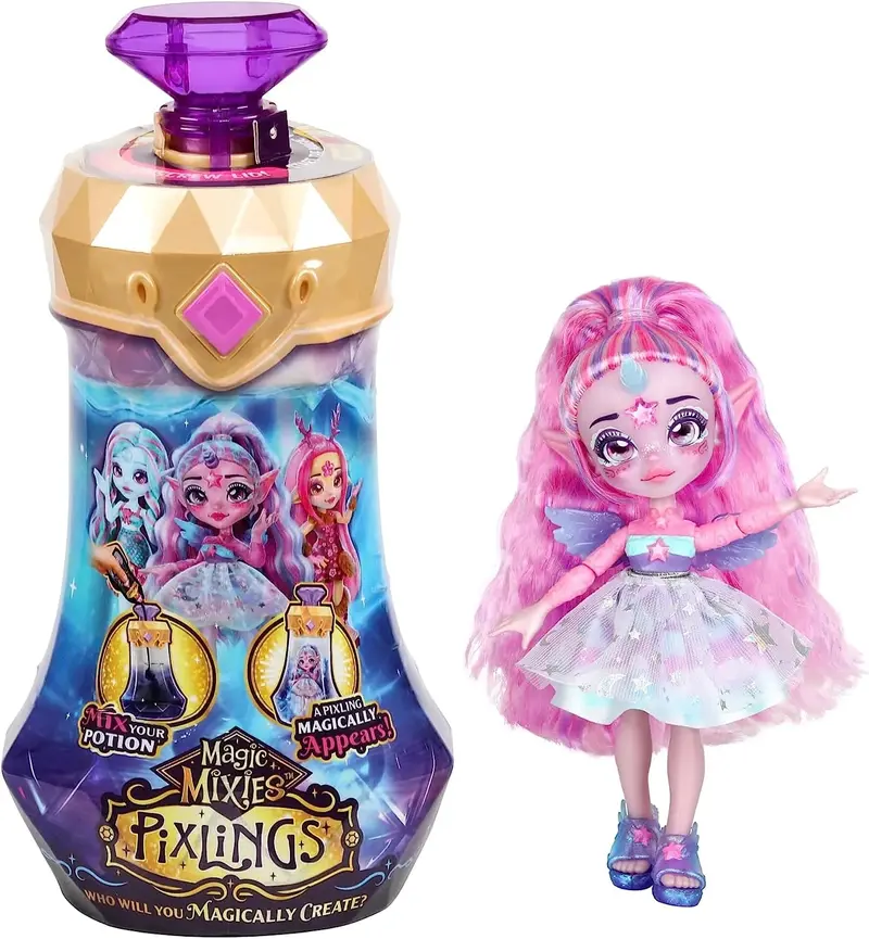 Magic Mixies Pixlings Unia – Purple Fantasy Creature With Magical Effects 1