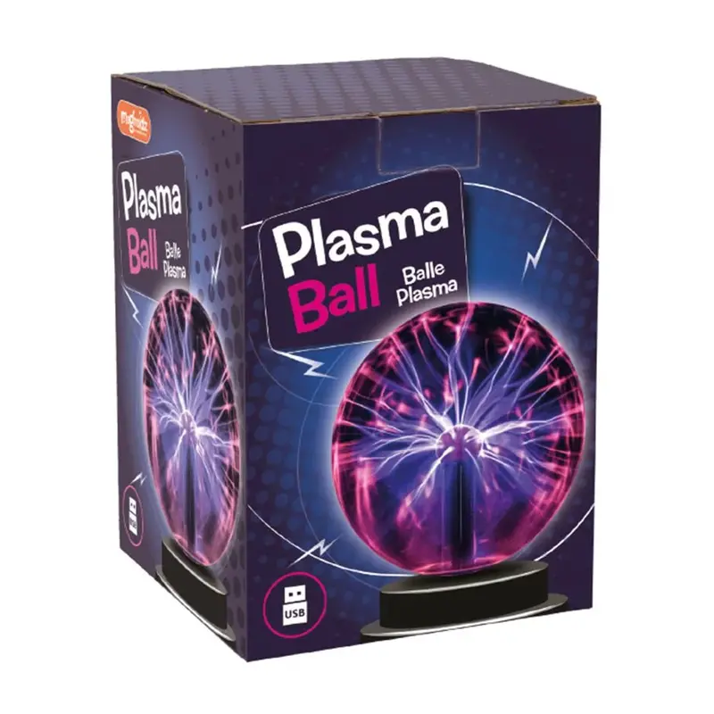 Magnoidz Interactive Plasma Globe Lamp With Colorful Electric Arcs 1