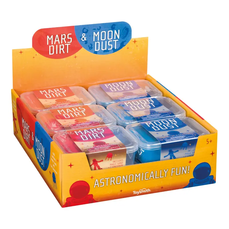 Mars Dirt & Moon Dust Play Set – Toysmith 1