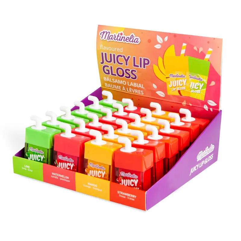 Martinelia Juicy Flavored Lip Gloss – Tasty, Non-Sticky Shine 1