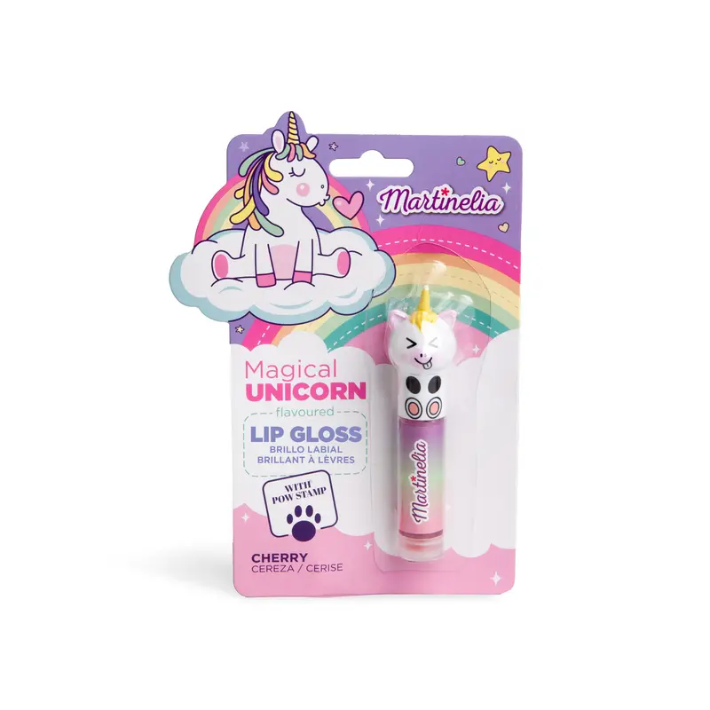 Martinelia Magical Unicorn Lip Gloss And Temporary Tattoo Stamp 1