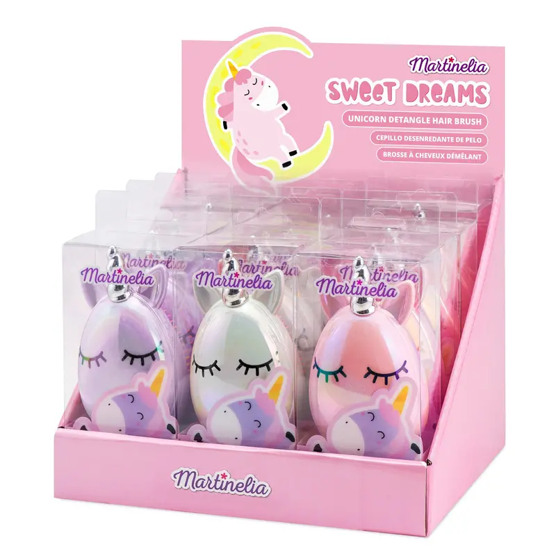 Martinelia Sweet Dreams Unicorn Detangler Hair Brush – Gentle Styling Tool 1